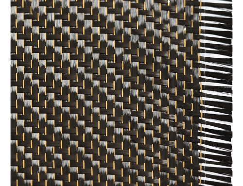 3K Gold Carbon Fiber Jacquard Woven Fabric