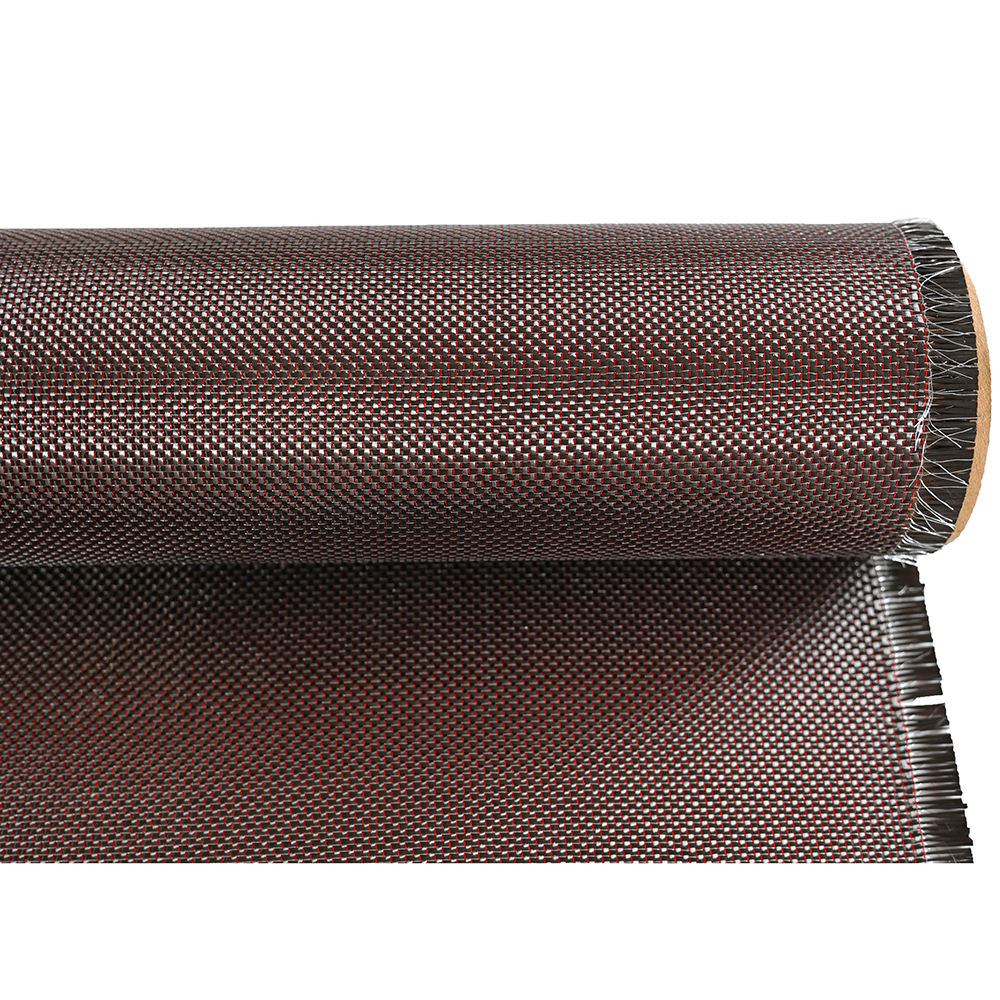 3K Plain Red Glitter Reflection Carbon Fiber Fabric (2)