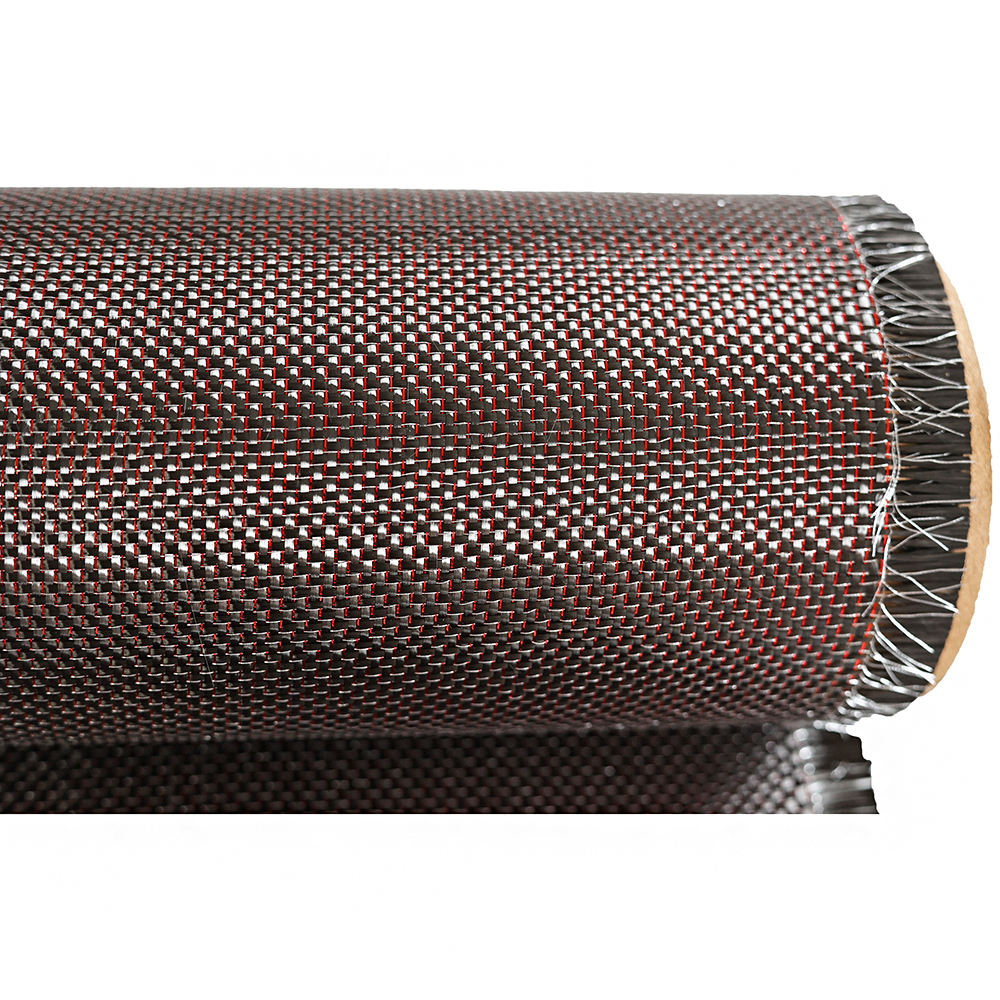 3K Plain Red Glitter Reflection Carbon Fiber Fabric (4)