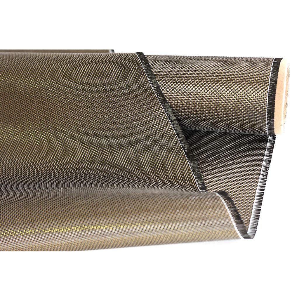 3K Plain Woven Carbon Fiber Fabric Metallic Thread Glitter (2)