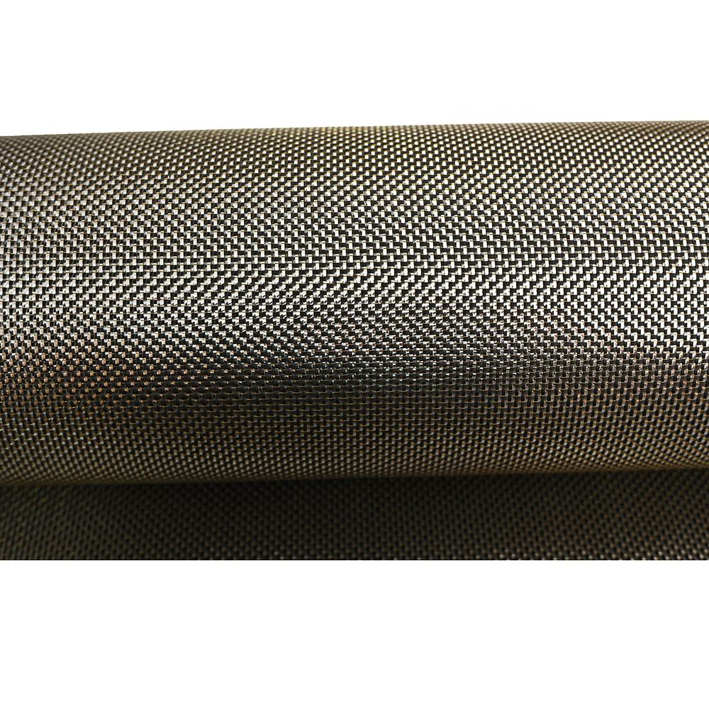 Black Glitter Carbon Fiber Fabric Metallic Woven (3)