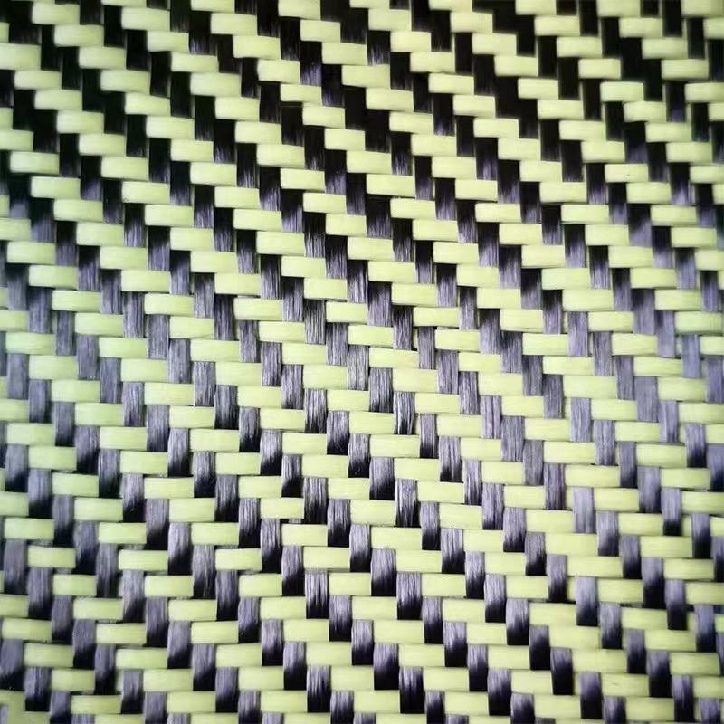 Eco-Friendly Customized 3K Twill Carbon Fiber Hybrid Woven Fabric (3)