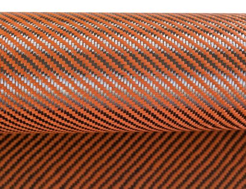 Flame-Retardant Aramid Carbon Fiber 50/50 Blended Twill Woven Fabric