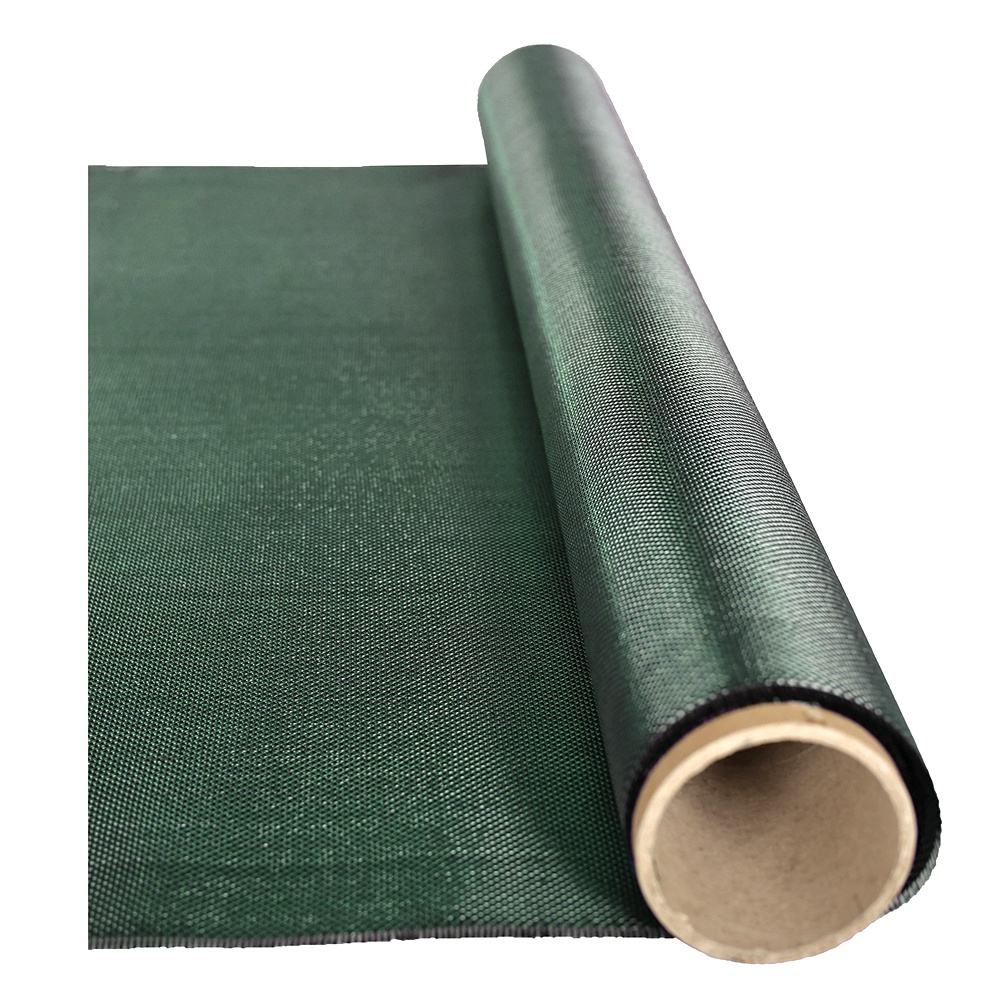 Green color Glitter 3K Carbon Fiber Fabric Cloth (4)