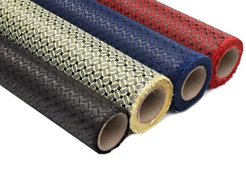 Jacquard Pattern 3K Carbon Aramid Hybrid Fabric Roll