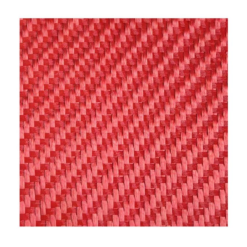 Red Twill Woven Fabric Flame Retardant Aramid Fiber (2)