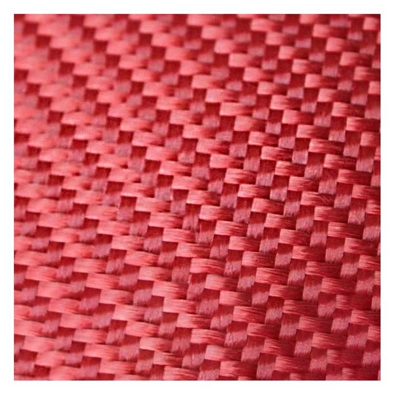 Red Twill Woven Fabric Flame Retardant Aramid Fiber (3)