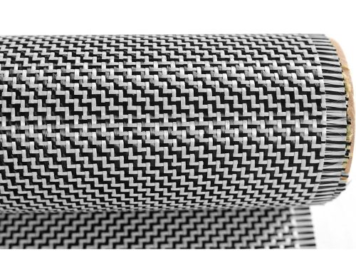 W/Z Pattern Fiberglass Carbon Fiber Hybrid Twill Woven Fabric