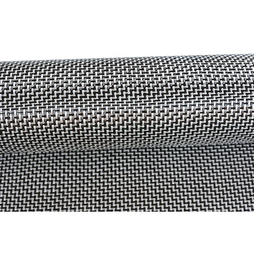 WZ Pattern Fiberglass Carbon Fiber Hybrid Twill Woven Fabric (6)