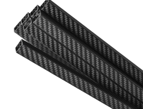 10x10x8mm 3K Carbon Fiber Rectangular Tube