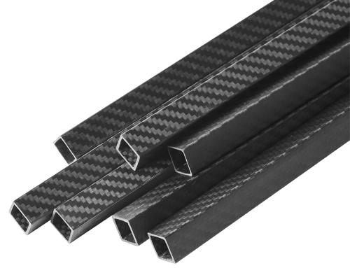 14x14x12mm 3K Carbon Fiber Rectangular Tube