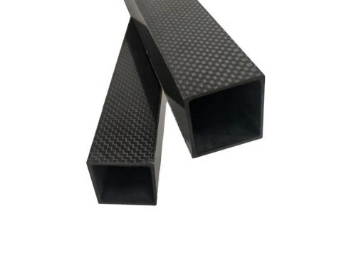 25×25×1500 mm Plain Weave Carbon fiber Square Tubes