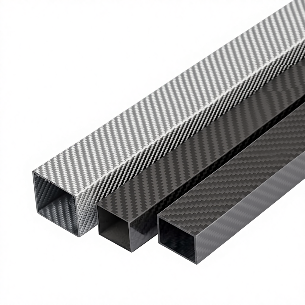 3K Carbon Fiber Square Tubes for Robotics and Industrial Equipment (4)