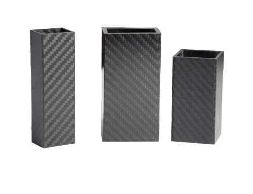 3K Twill Rectangular Carbon Fiber Tube
