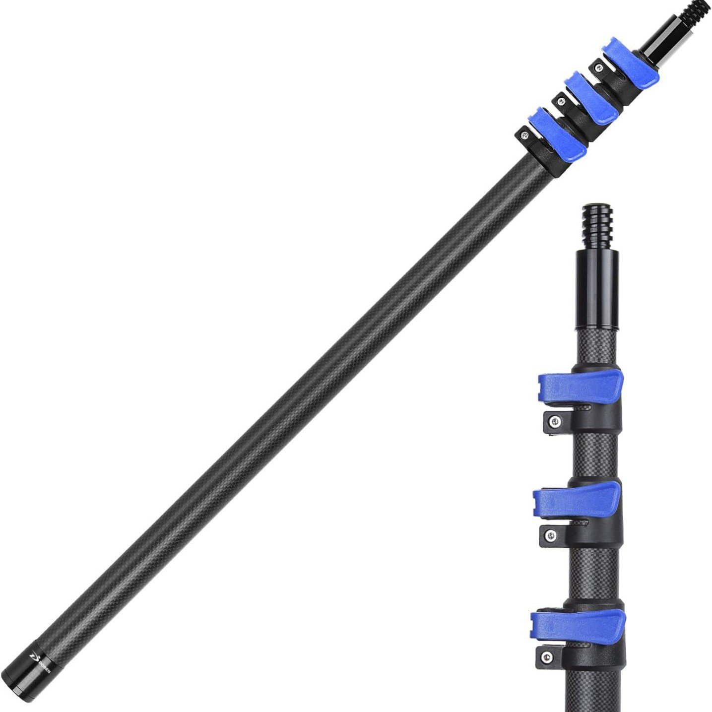 8M Carbon Fiber Lifesaving Pole with Clamp (2)