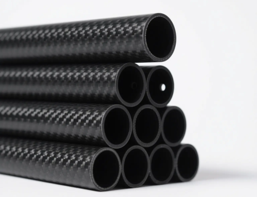 CNC Drilled Carbon Fiber Round Tube