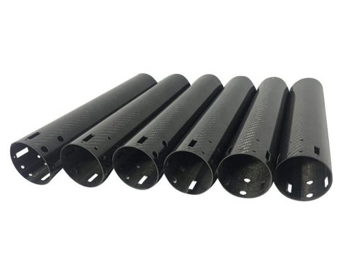 CNC Precision Cutting Drilling Carbon Fiber Tube