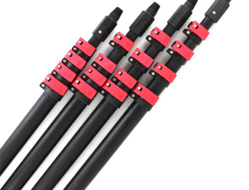Carbon Fiber Telescopic Cleaning Brush with Extension Pole