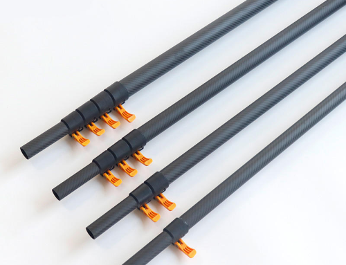 Carbon Fiber Paint Roller Extension Pole with Clamp
