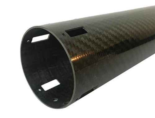 Custom CNC Machined Carbon Fiber Tube