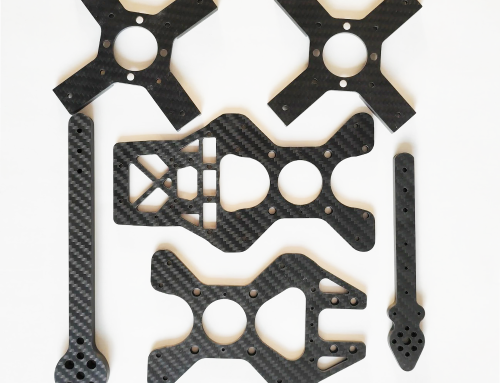 Custom Carbon Fiber CNC Machined Parts for UAV Systems